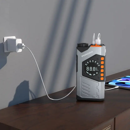 Porodo VoltBoost 10000mAh Compact Utility Tool - Gray