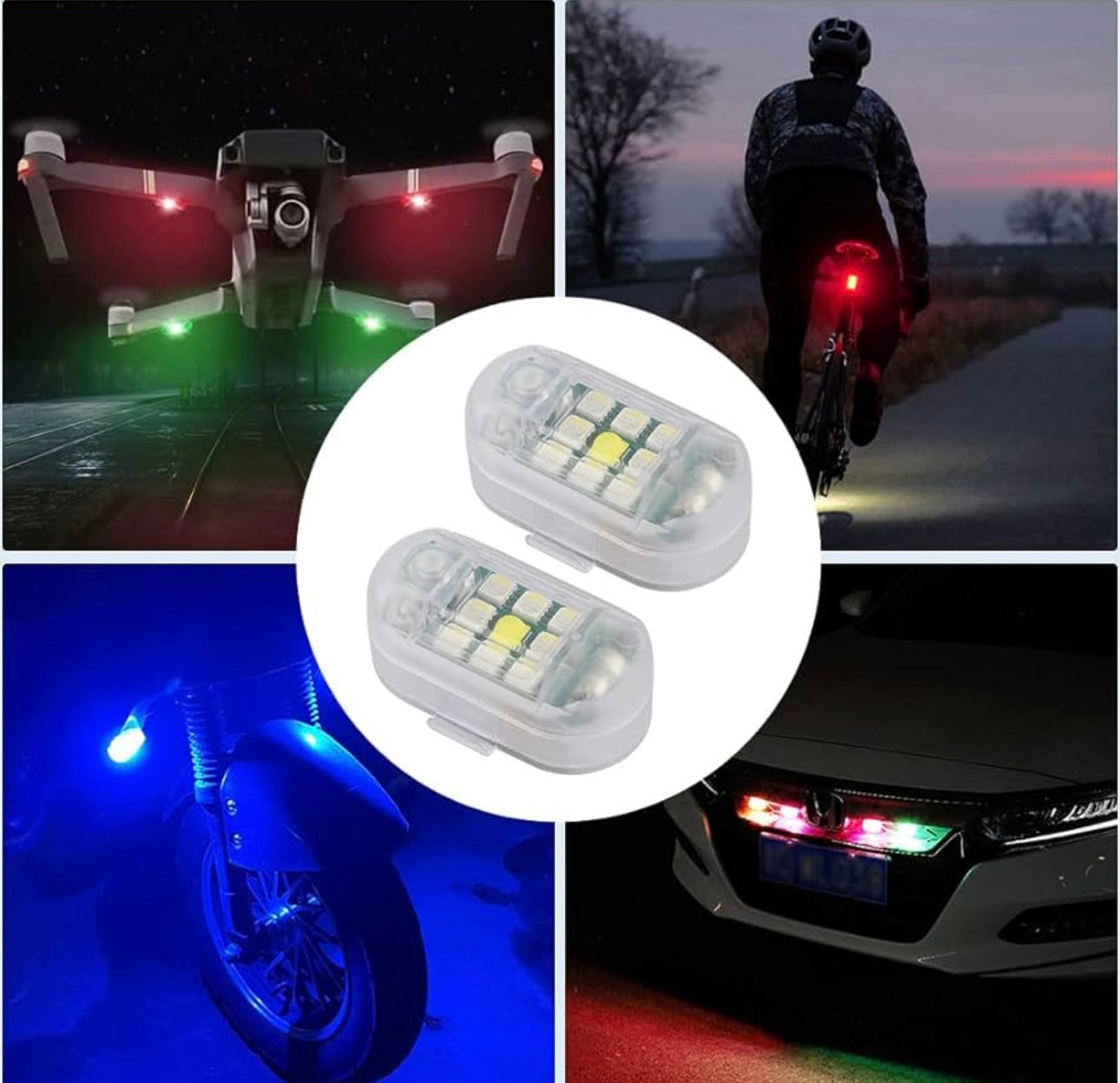 Car Remote Control Flashlight, High Brightness Wireless LED Flashlight, 7-Color LED