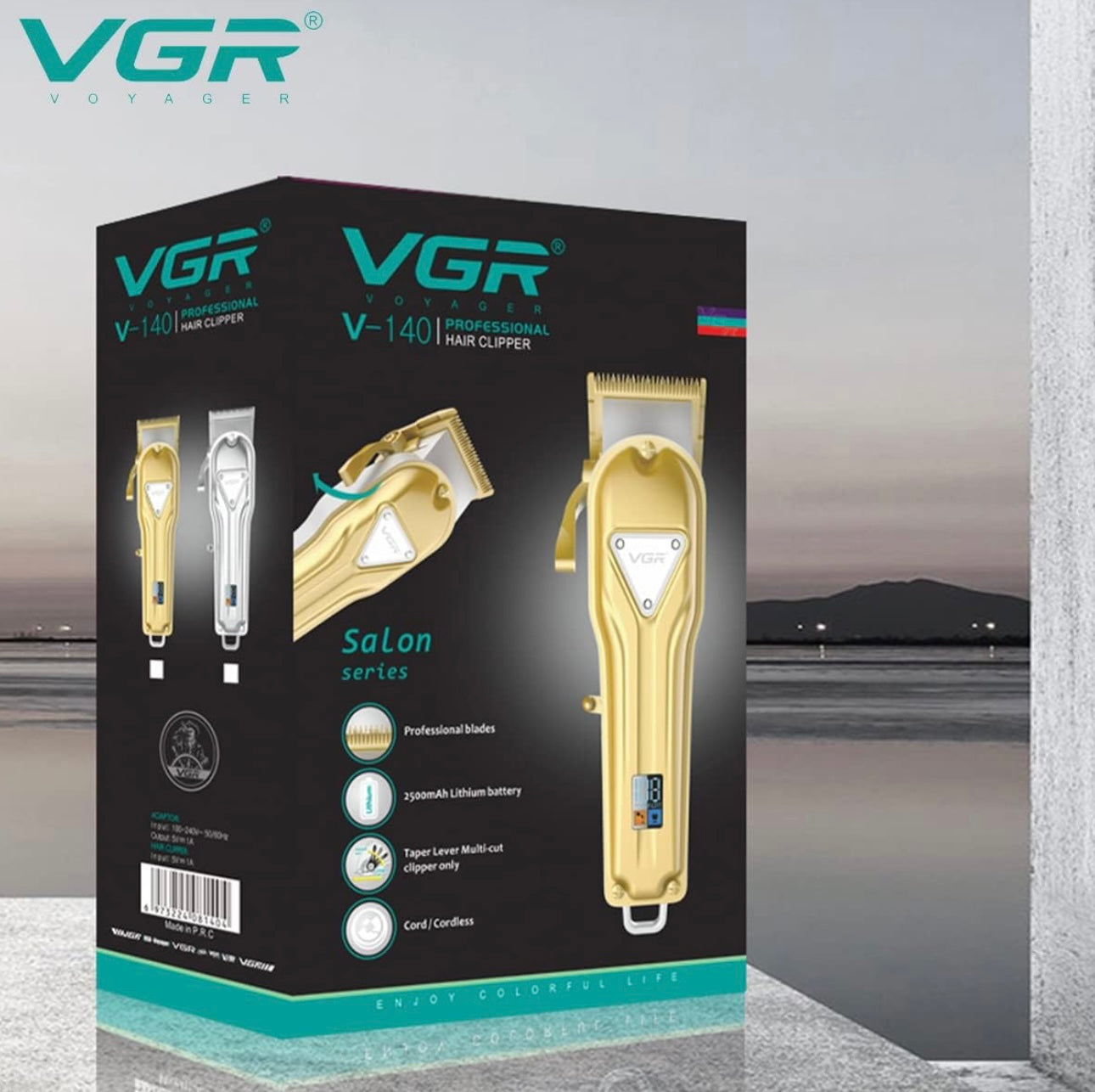 VGR V-140 Professional Hair Trimmer for Men Runtime: 300 min