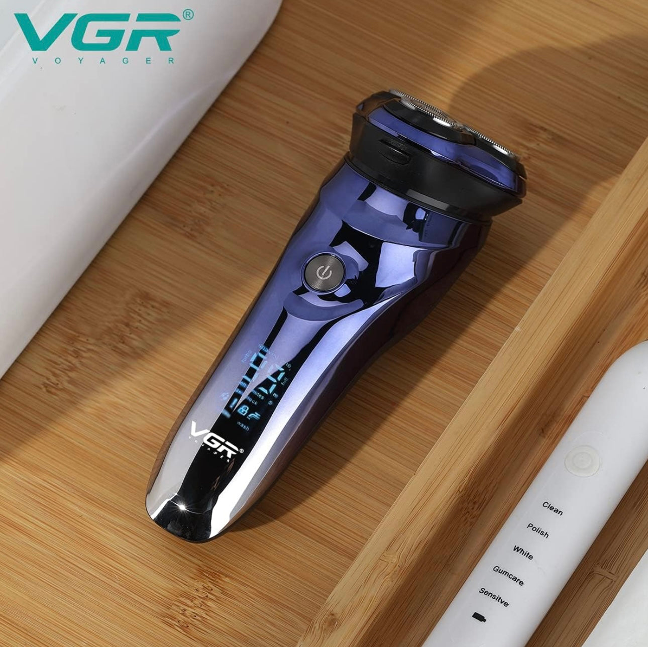 VGR Premium Cordless Rechargeable Professional Electric Ultra-Thin Shaver, Wet/Dry Razor for Face Care, Beard Trimmer with USB, Travel Shaver, Electric Razor, Electric Shaver - V-305