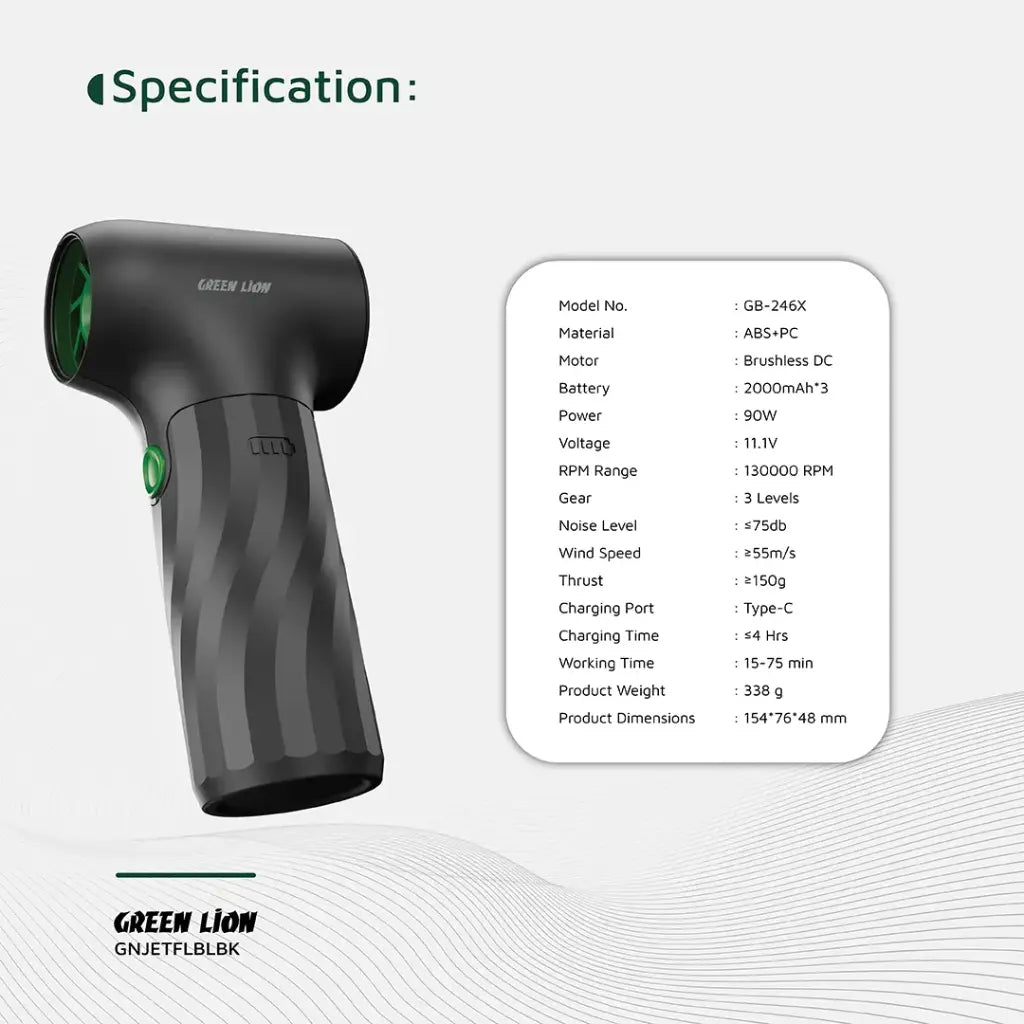 Green Lion JetFloww Air Blower