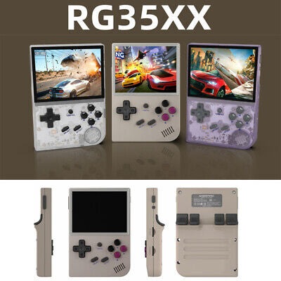 Anbernic RG35XX Handheld Game Console - Retro Gaming Console with 3.5-Inch IPS Screen, 64GB TF Card, 5474 Classic Games, 2100mAh Battery, Supports Linux and Garlic Dual System, HDMI and TV Output