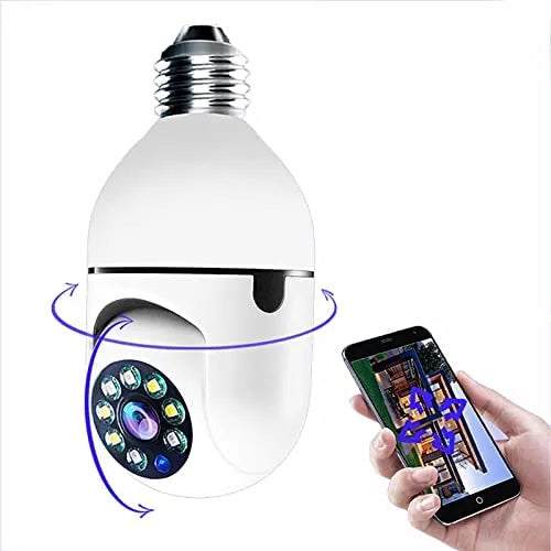 Bulb Smart WiFi PTZ Camera V380 Pro