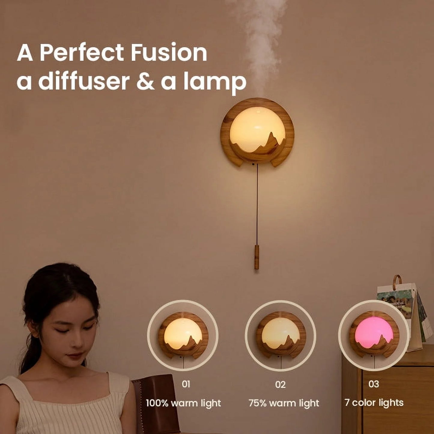 Wall-Mounted Lamp Aroma Diffuser