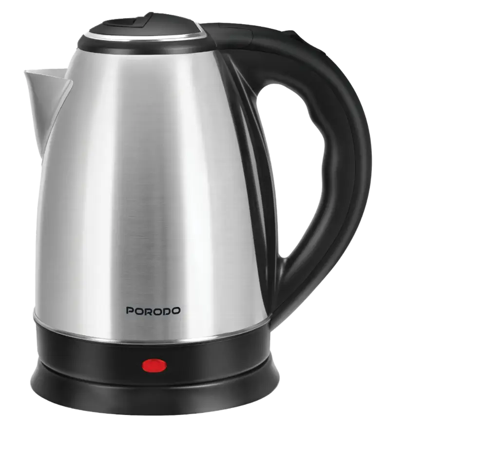 PORODO PYRO ELECTRIC STAINLESS STEEL KETTLE - Silver