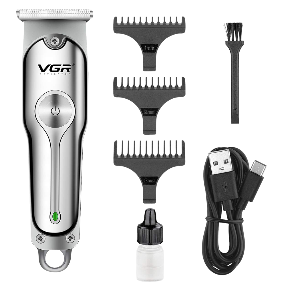 VGR V-071 Hair Trimmer For Men, Silver