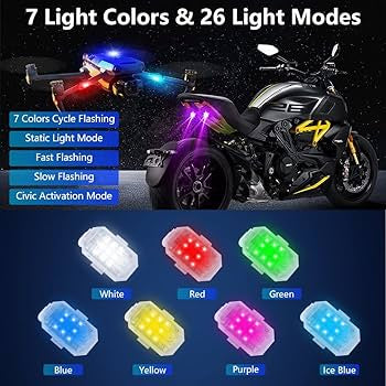 Car Remote Control Flashlight, High Brightness Wireless LED Flashlight, 7-Color LED