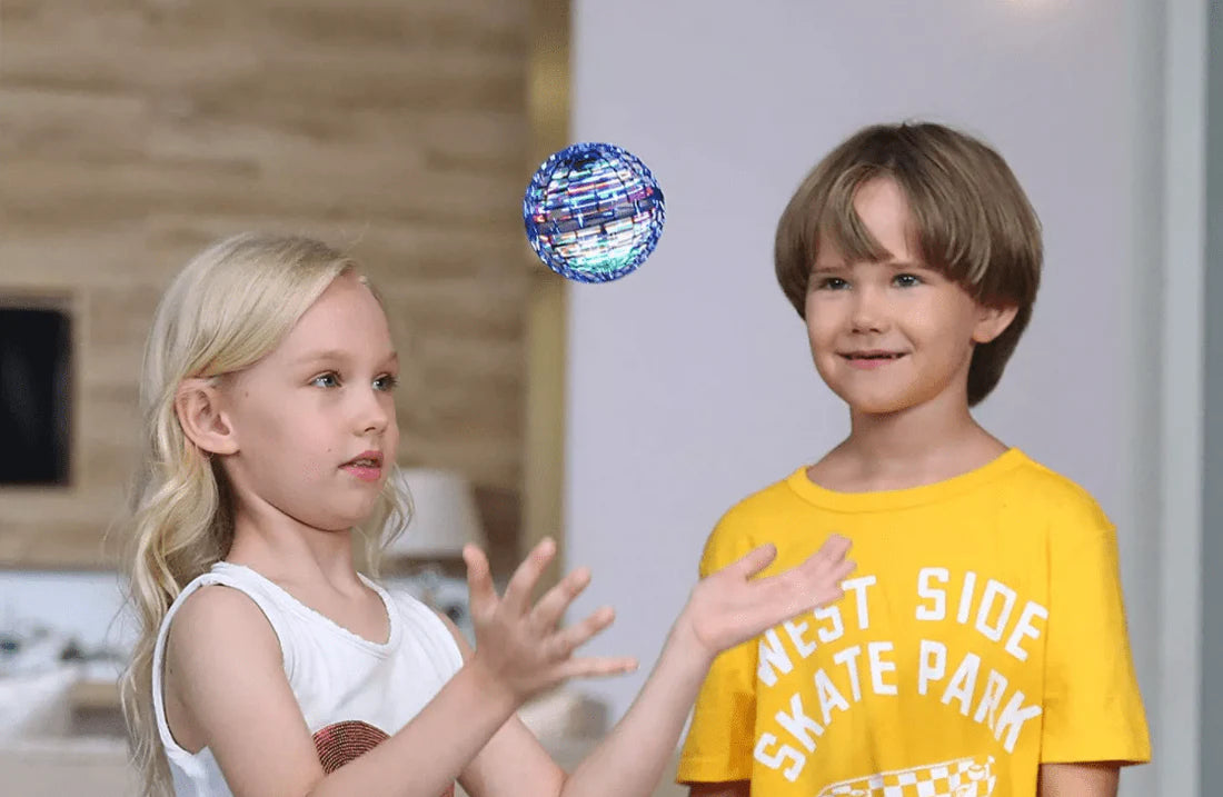 Flying Ball Boomerang Drone Flyorb Magic With LED Lights Gift Hover Ball Fly Nova Orb Flying Spinner Fidget Children Family Toys
