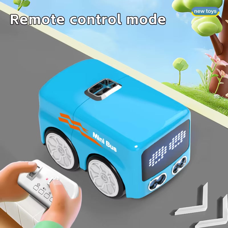 RC Intelligent Mini Bus Magic Intelligent Remote Control Cartoon Mini Car Gesture Induction Senior Smart Electric Vehicle Toys