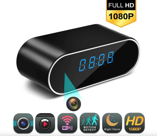 Alarm Clock HD Wifi Spy Camera with Night Vision