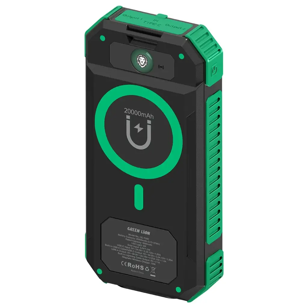 Green Lion Solar Flex 20000mAh Power Bank
