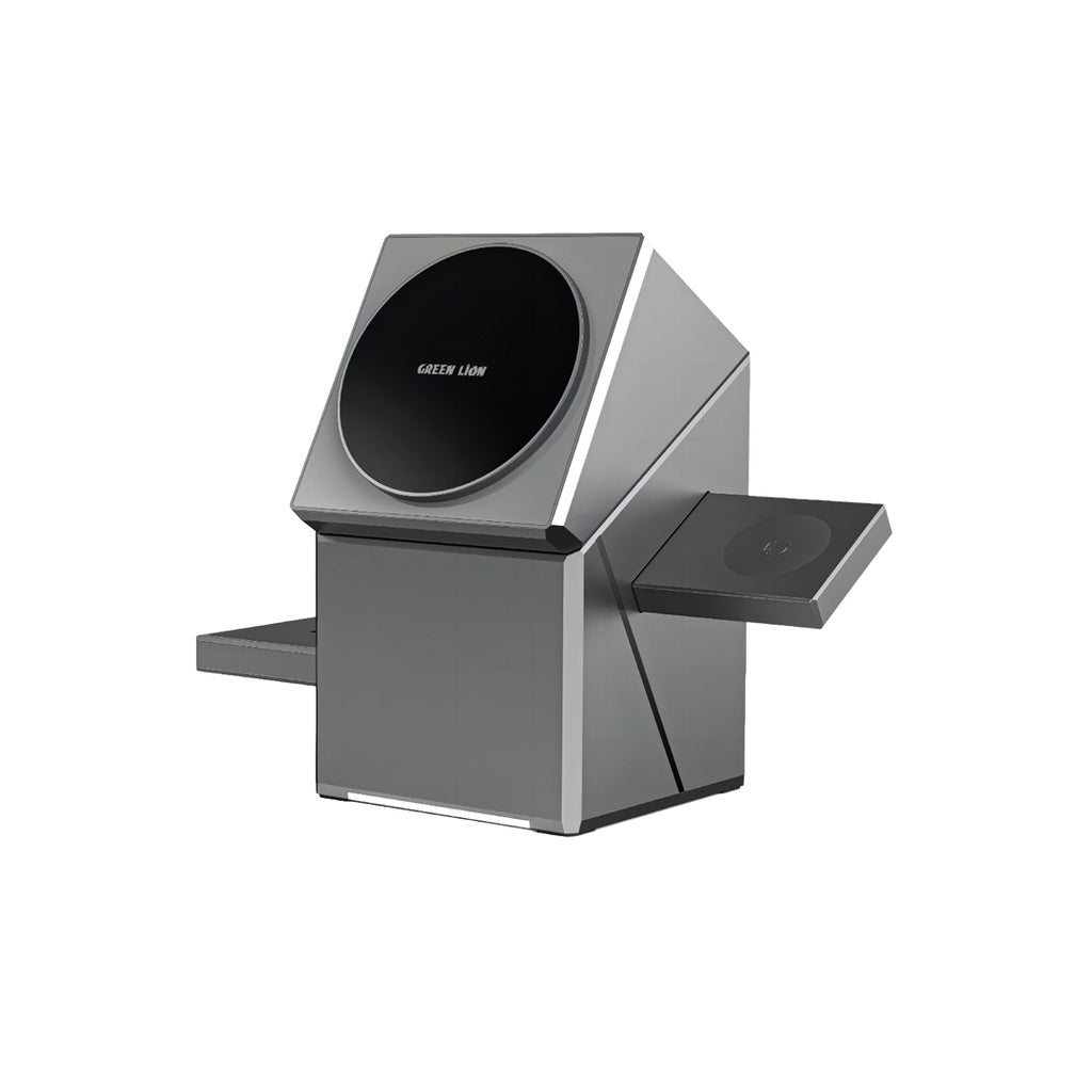 Green Lion 3 in 1 Magnetic Wireless Charger - Gray