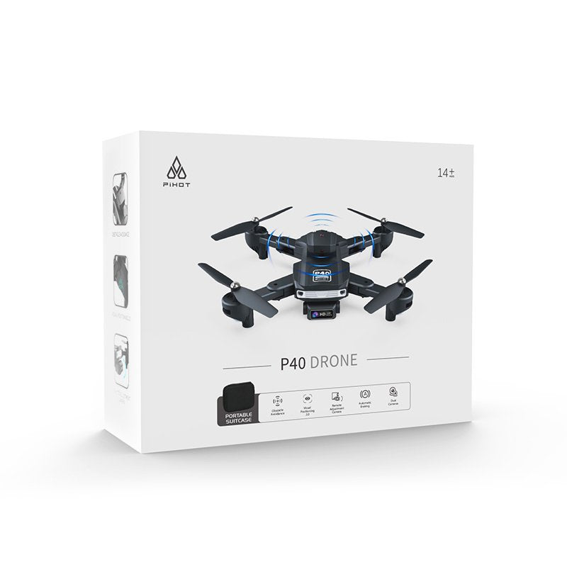 PIHOT P40 Pro2 Drone - HD Dual Lens - 4K Resolution- Black