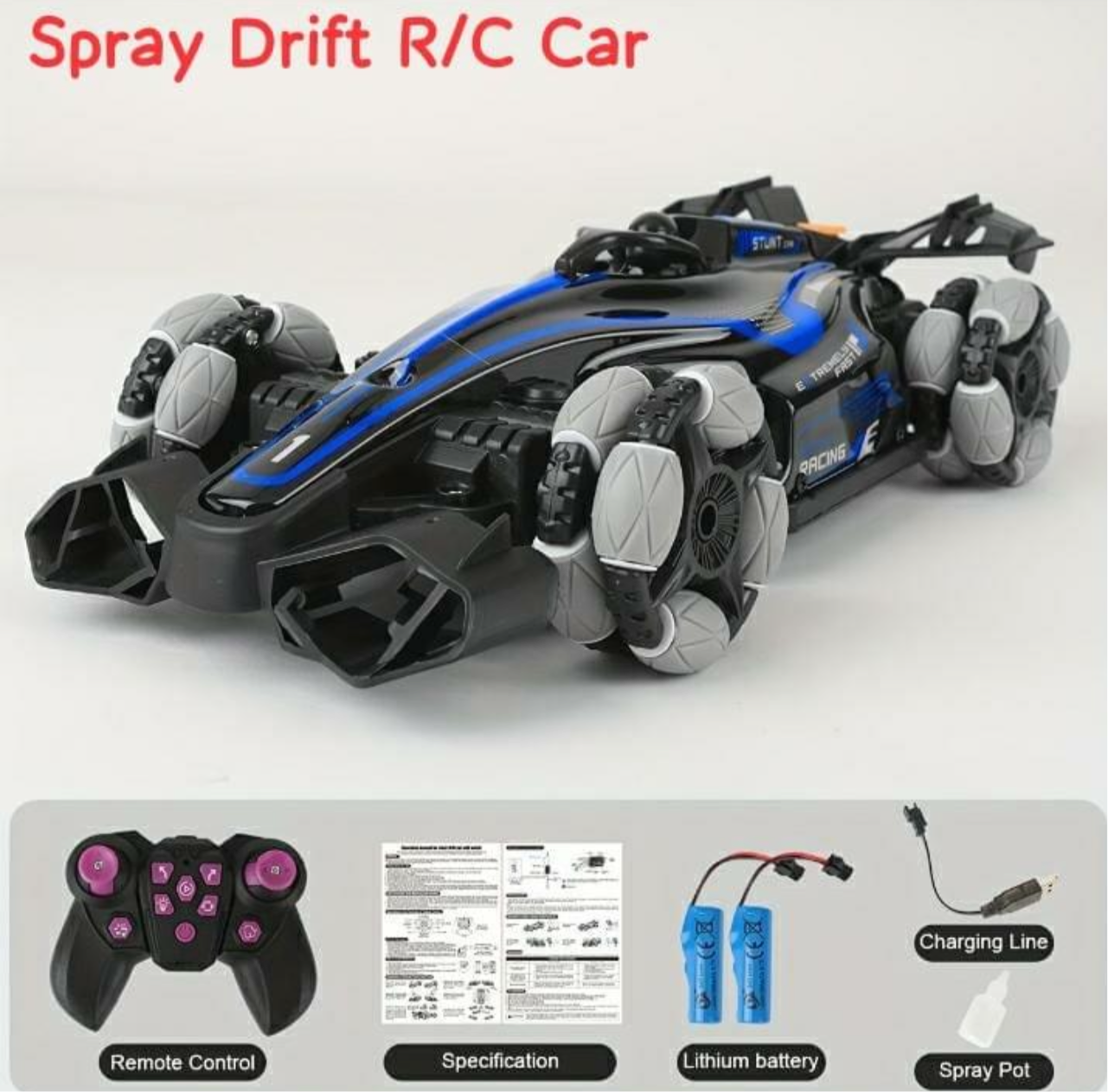 R/C Spray Drift Car