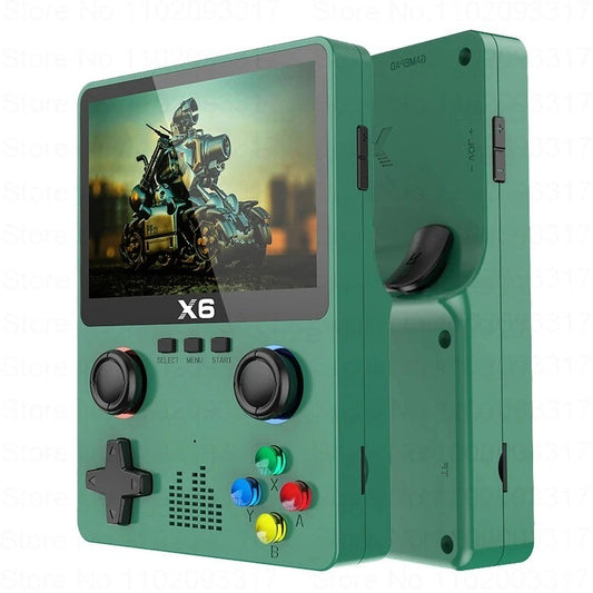 X6 Game Console - Handheld Retro Pocket Game Console with Built-in 25,000 Games and 3.5-inch 4K HD Screen