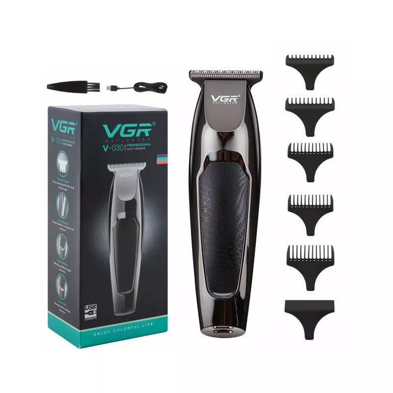 VGR V-030 Professional Hair Trimmer Runtime: 100 min Trimmer for Men (Black)