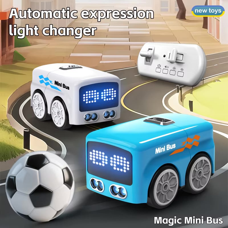 RC Intelligent Mini Bus Magic Intelligent Remote Control Cartoon Mini Car Gesture Induction Senior Smart Electric Vehicle Toys