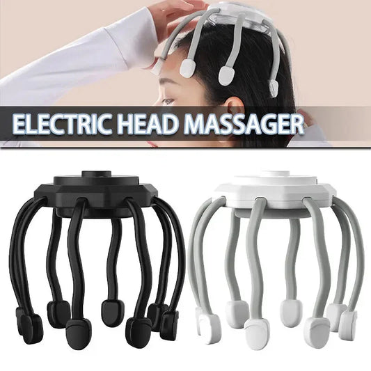 Ultra Scalp Massager: Electric, Cordless, Portable with 3 Modes and 360-Degree Head Massage for Stress Relief