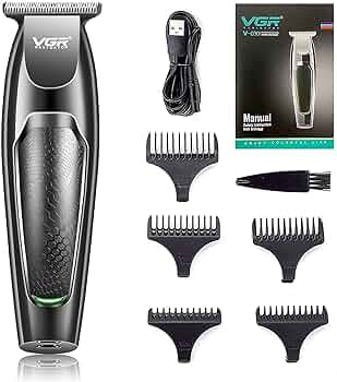 VGR V-030 Professional Hair Trimmer Runtime: 100 min Trimmer for Men (Black)