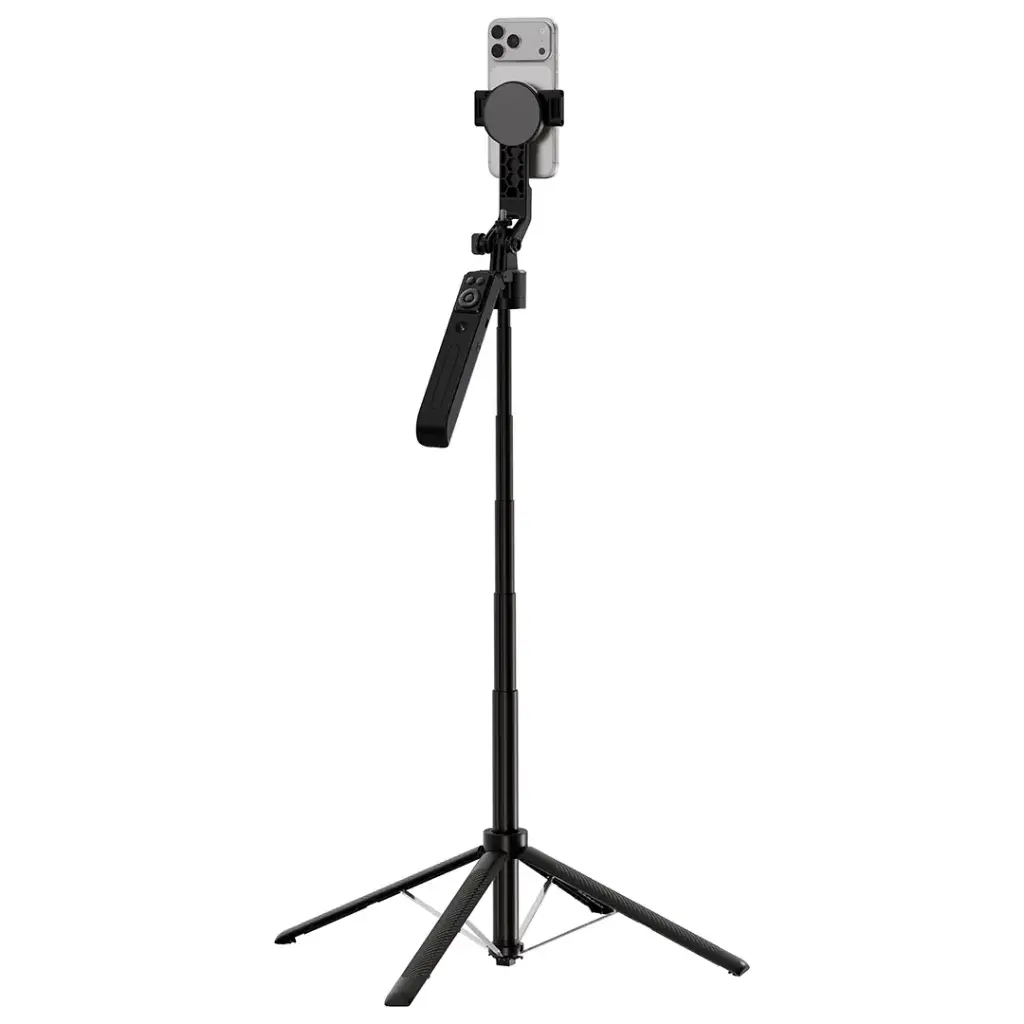 Green Lion MagSafe AI Tripod With Auto Face Tracking - Black