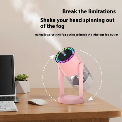 Mini Air Humidifier with Starry Sky Lights Aromatherapy Essential Oil Ultrasonic Diffuser Color Night Light Lamp Humidifier