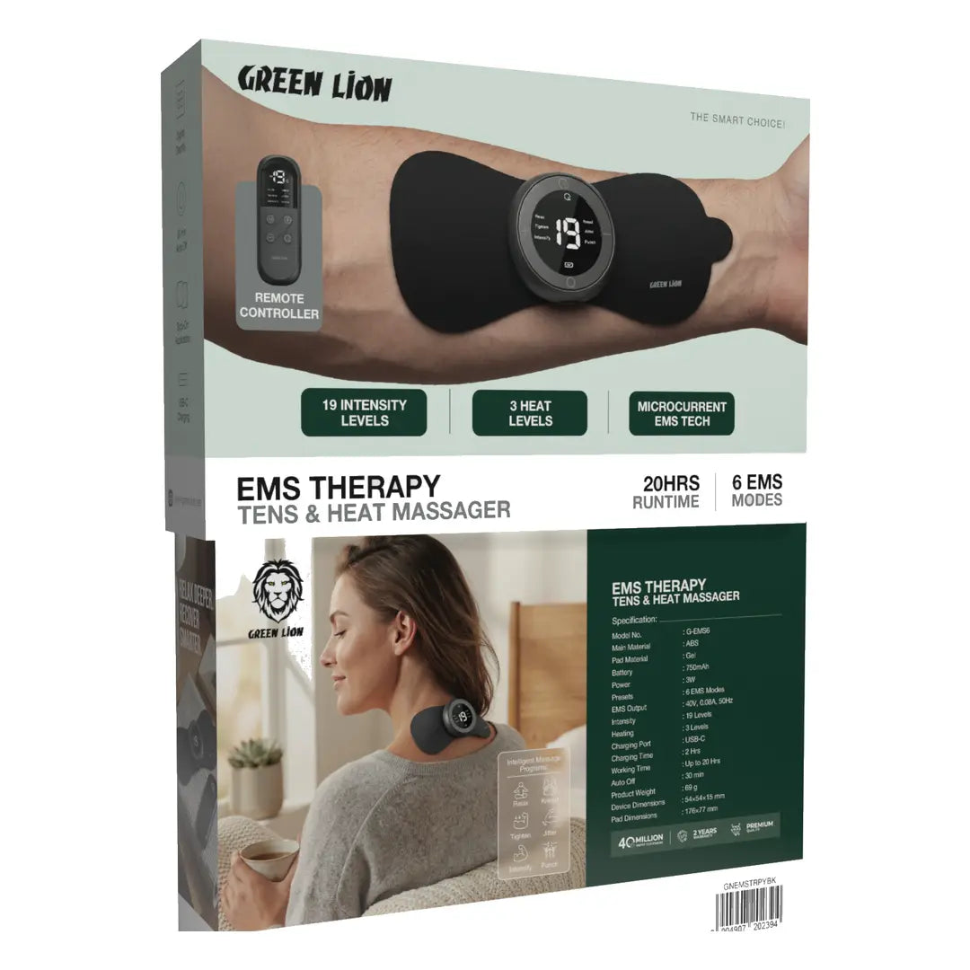 Green Lion EMS Therapy Tens & Heat Massager